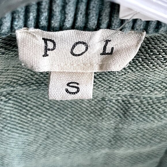 POL Teal French Terry Knit Boho Jacket Corduroy SMALL - Picture 5 of 12